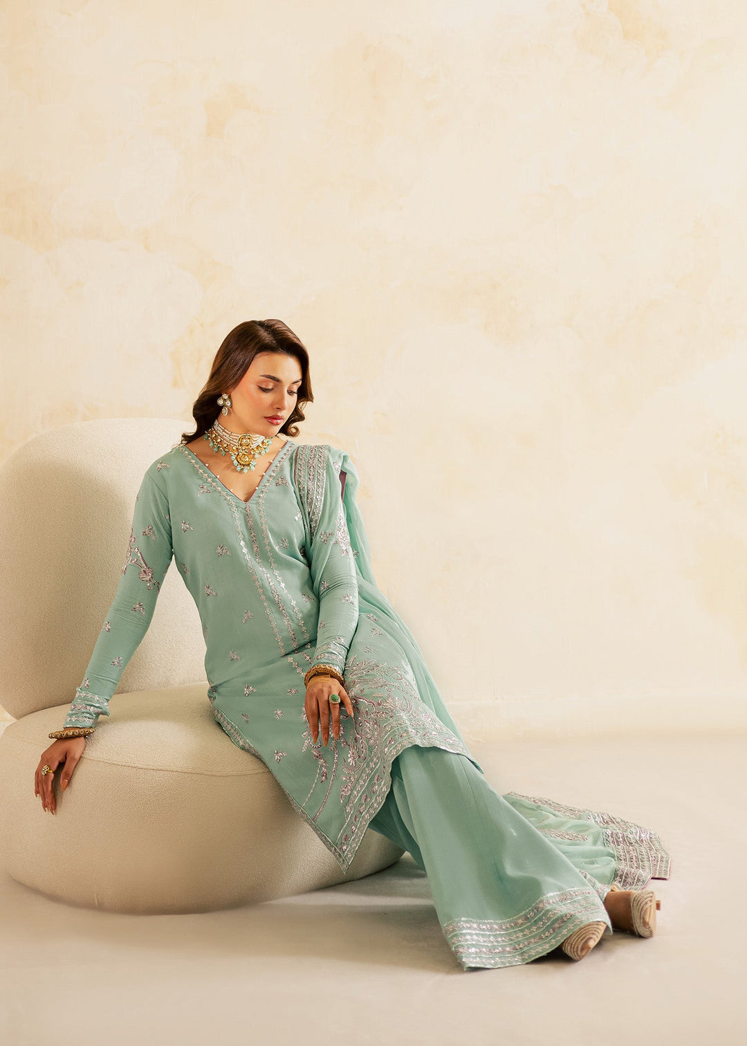 Allure by Ih - SEERAT - Fair Aqua - 3 Piece