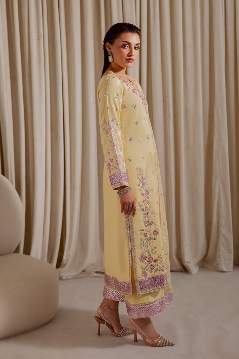 Allure by Ih - NIGHAR - Lemon Yellow - 3 Piece