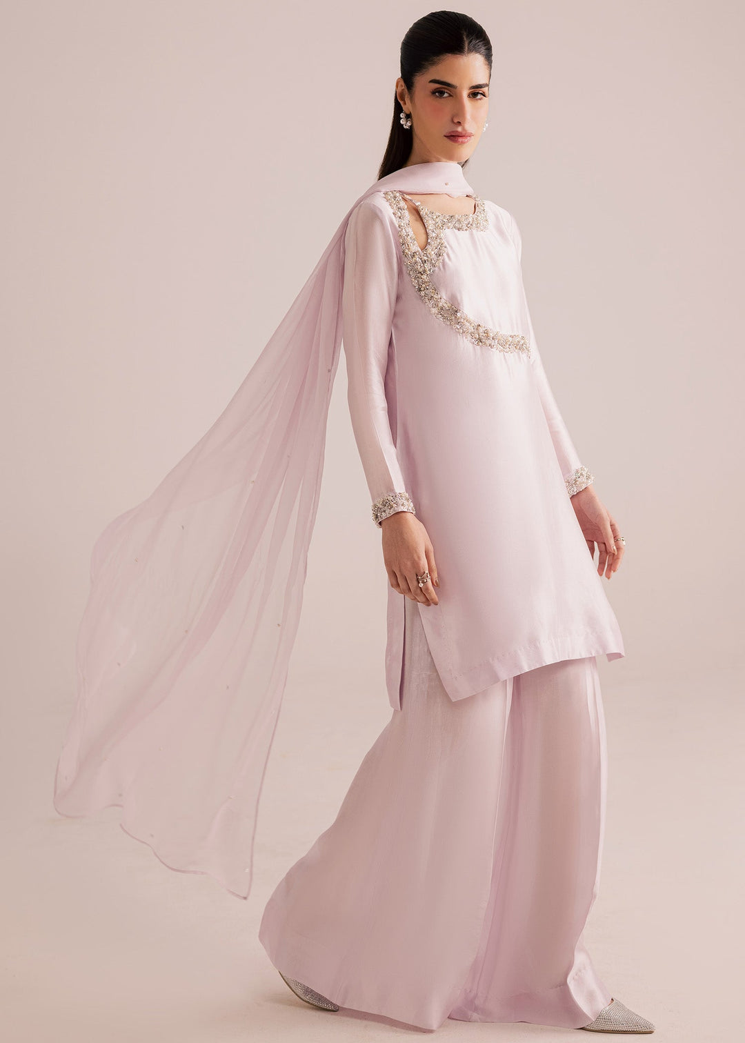 Allure By Ih - Silver Suit For Women - 3 Piece