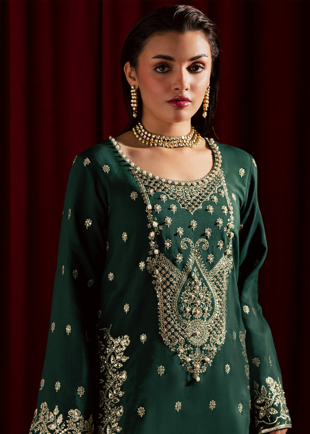 Allure by Ih - DIJA - Emerald green - 3 Piece