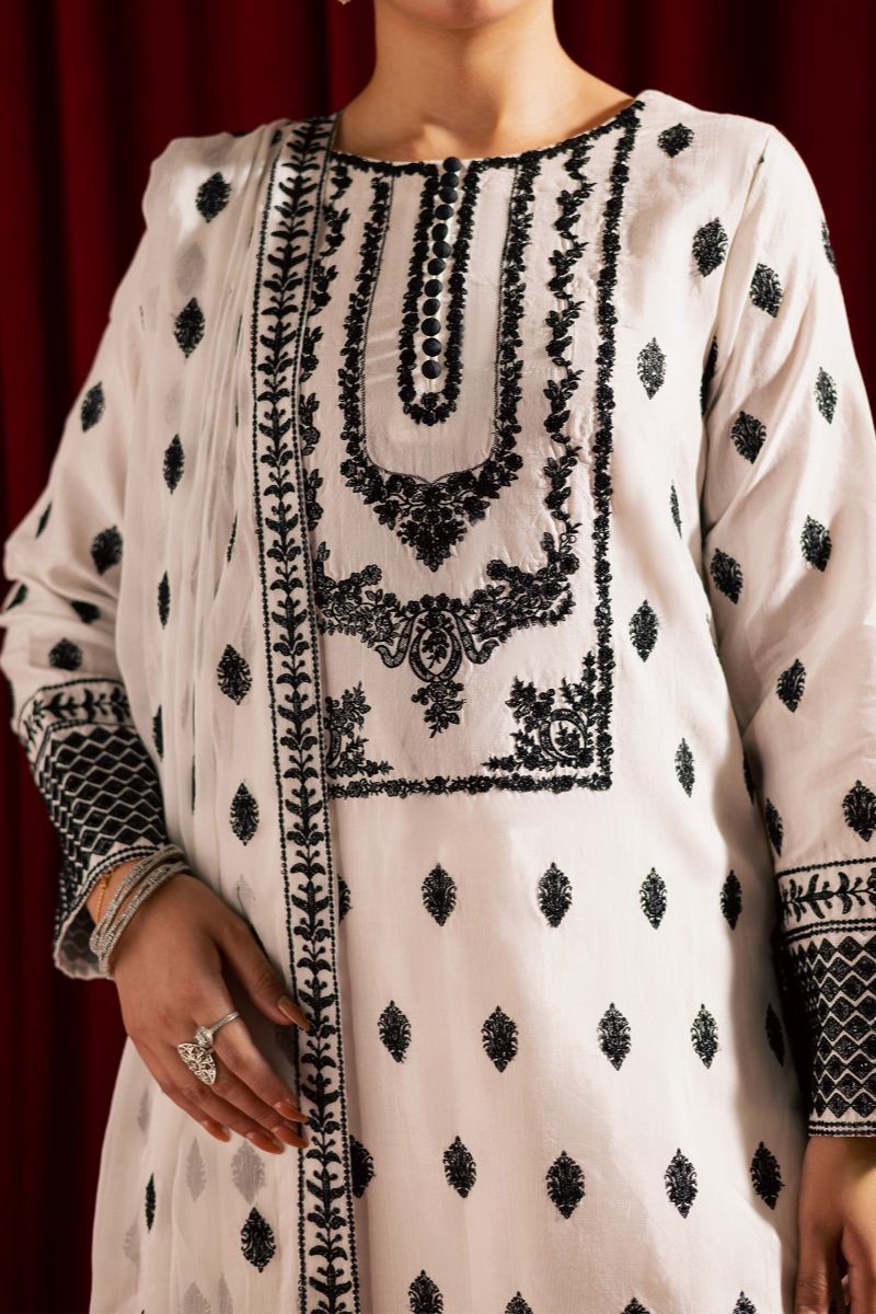 Allure by Ih - KUMARI - White and Black - 3 Piece