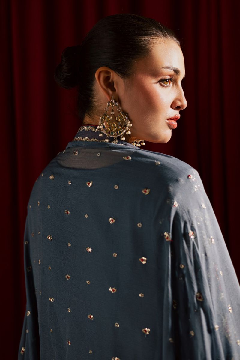 Allure by Ih - JHOOMAR - Grey - 3 Piece