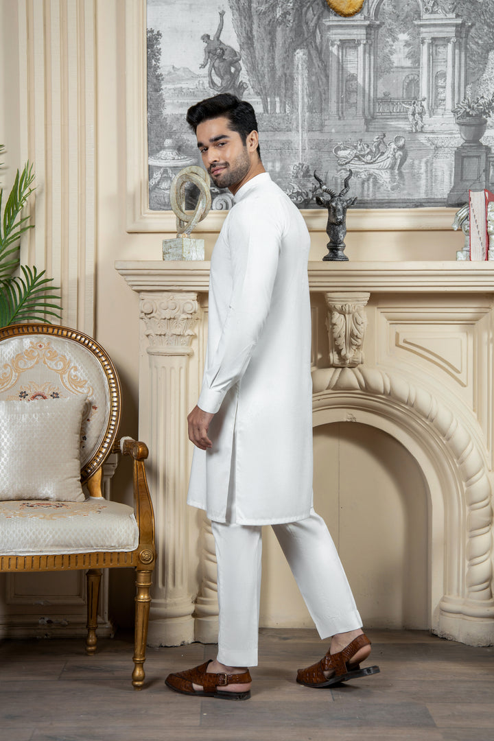 Shahjahan - Boski Offwhite Kurta Trouser For Men