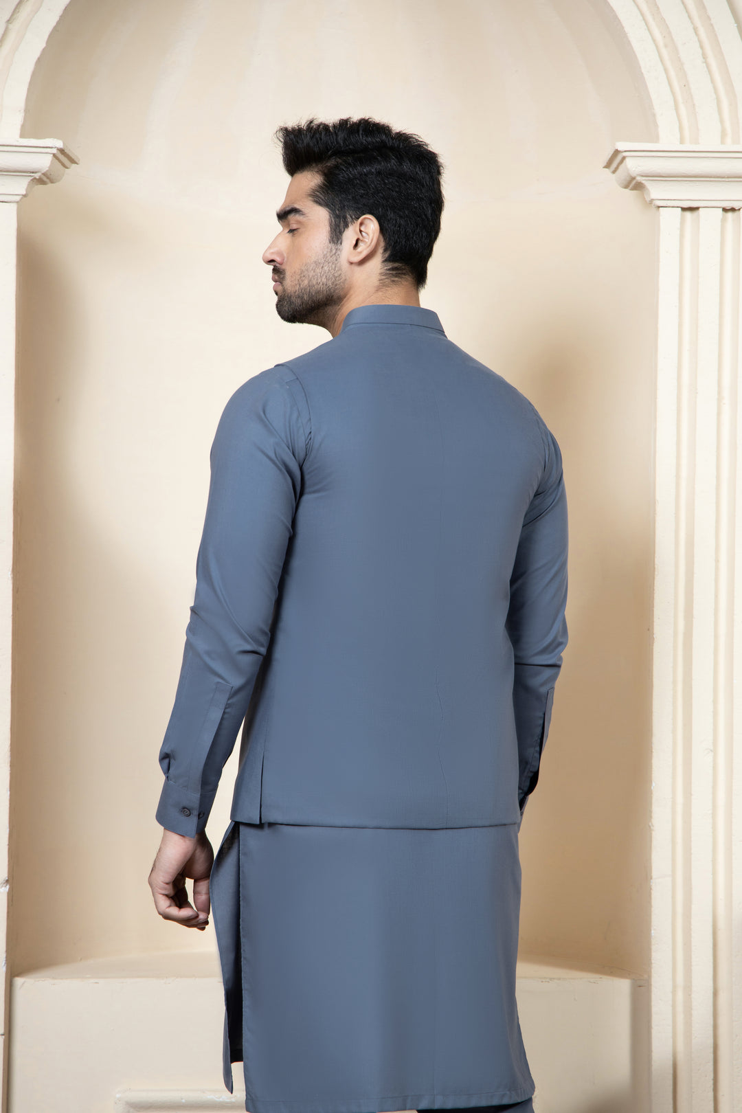 Shahjahan Zarqash 2 Piece Suit Slate Grey