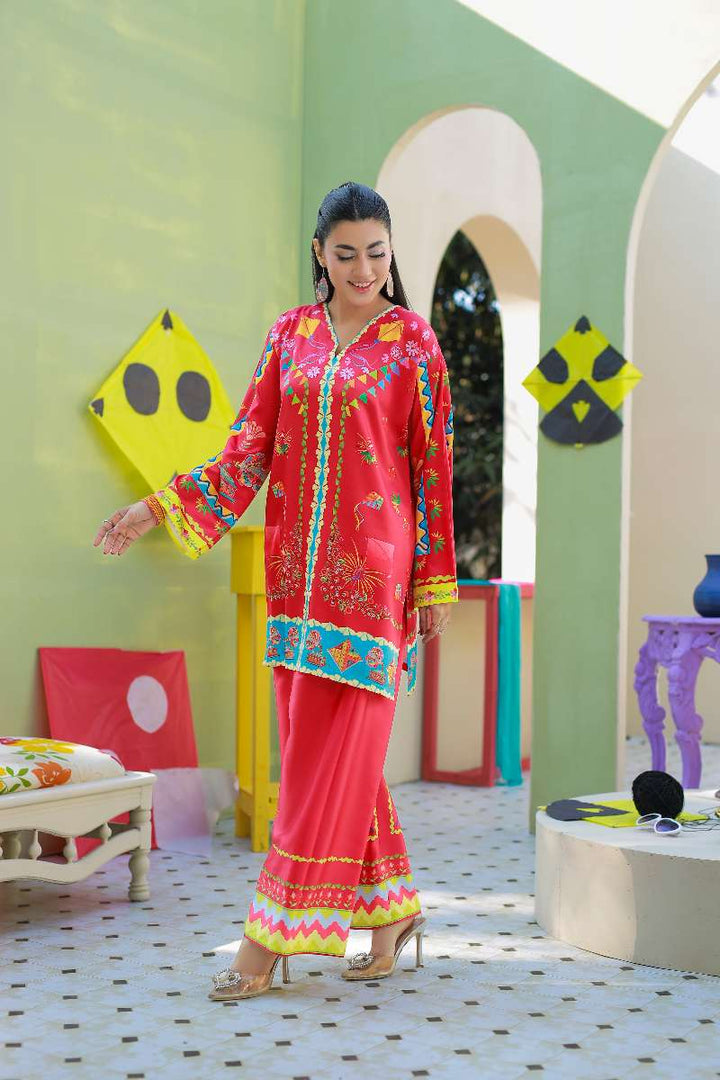 Anayra Amal - Parsley Grip Basant Breeze Printed Suit For Women - 2 Piece