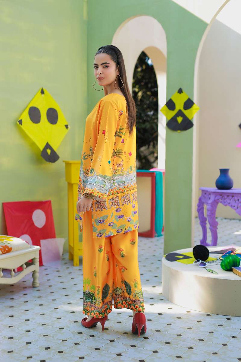 Anayra Amal - Parsley Grip Kite Bloom Printed Suit For Women - 2 Piece