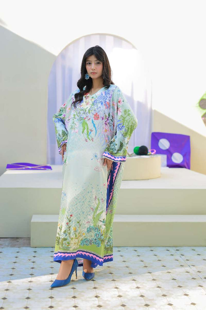 Anayra Amal - Parsley Grip Pattern Play Printed Suit For Women - 1 Piece