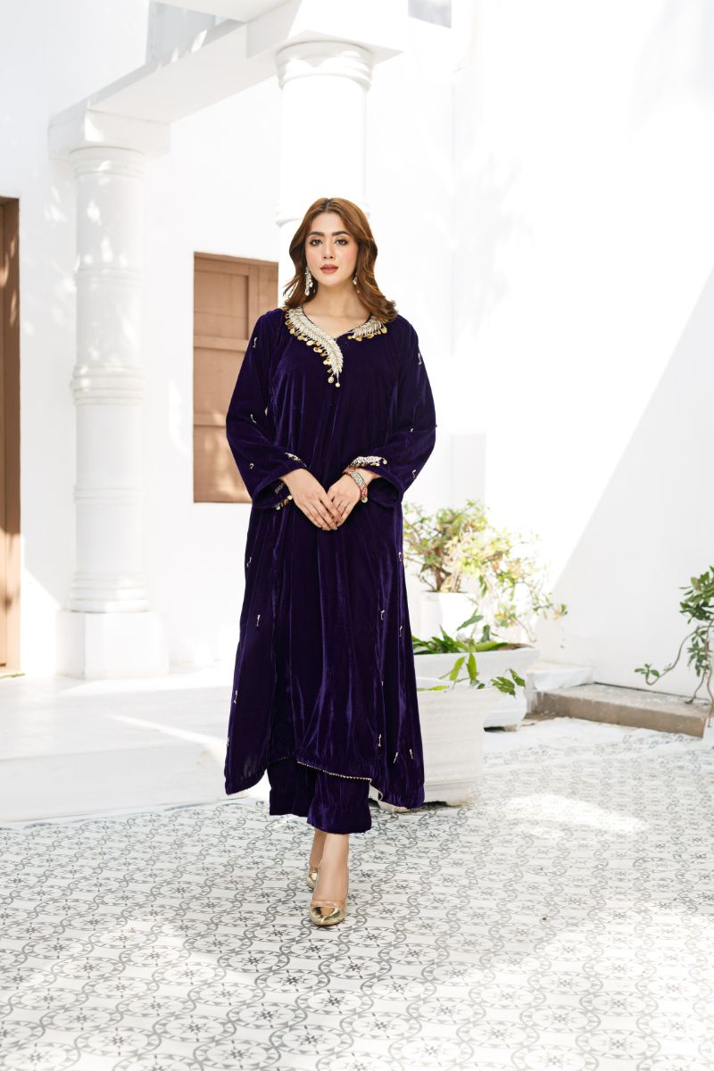 Pakistani Velvet Suits & Dresses Online in the USA Studio by TCS Pakistani Velvet Suits & Dresses Online in the USA Studio by TCS