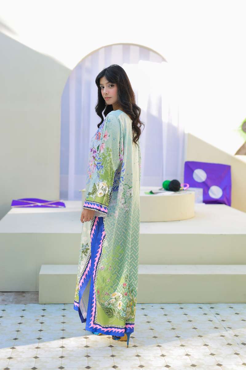 Anayra Amal - Parsley Grip Pattern Play Printed Suit For Women - 1 Piece