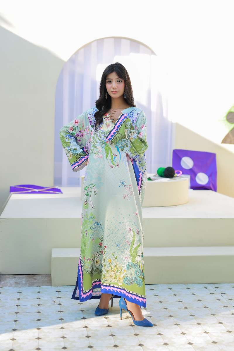 Anayra Amal - Parsley Grip Pattern Play Printed Suit For Women - 1 Piece