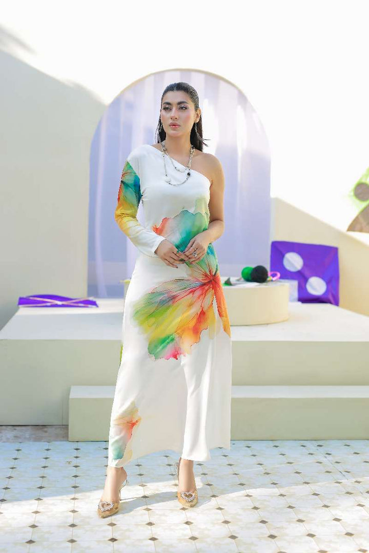 Anayra Amal - Parsley Grip Mono Pop Printed Suit For Women - 1 Piece