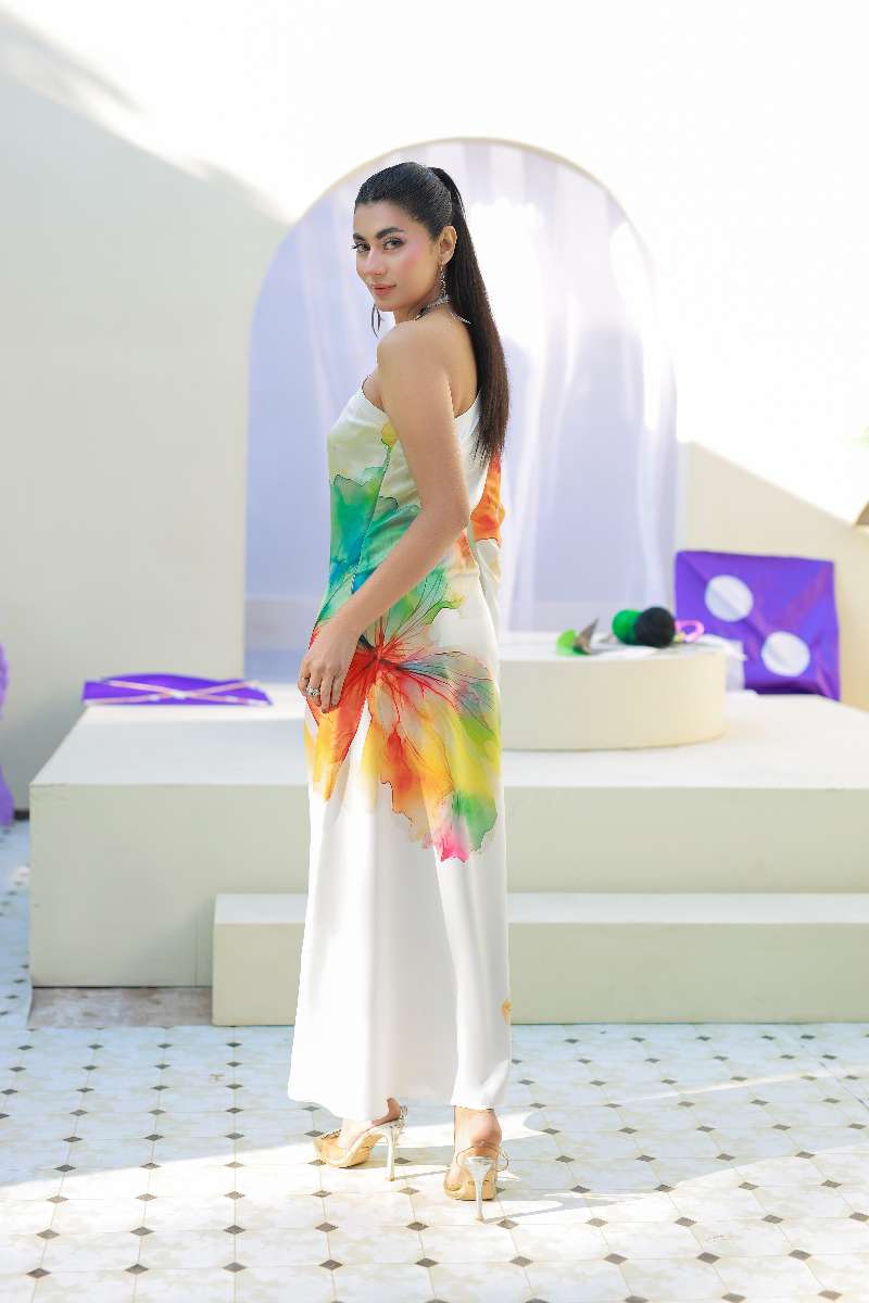 Anayra Amal - Parsley Grip Mono Pop Printed Suit For Women - 1 Piece