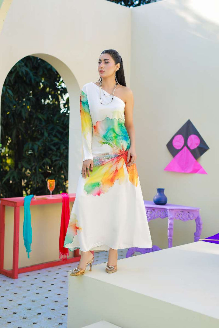 Anayra Amal - Parsley Grip Mono Pop Printed Suit For Women - 1 Piece