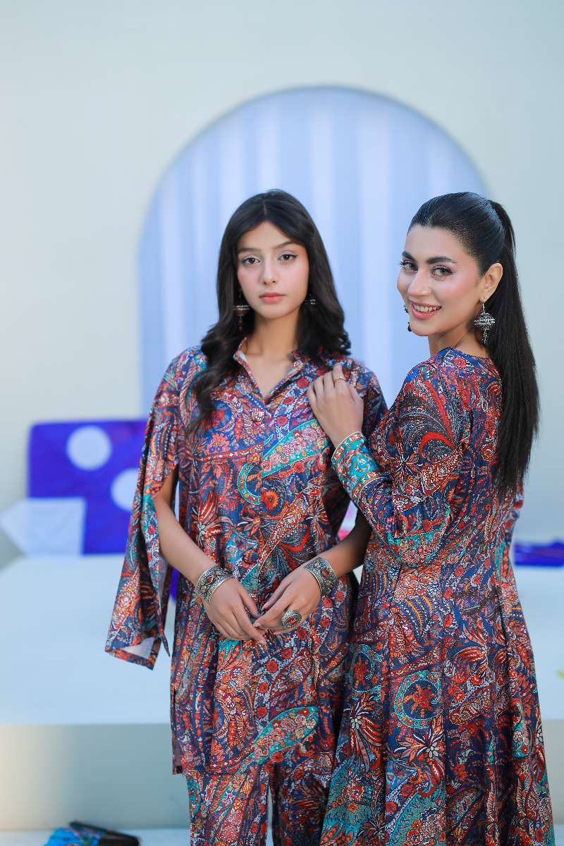 Anayra Amal - Parsley Grip Printverse Printed Suit For Women - 3 Piece