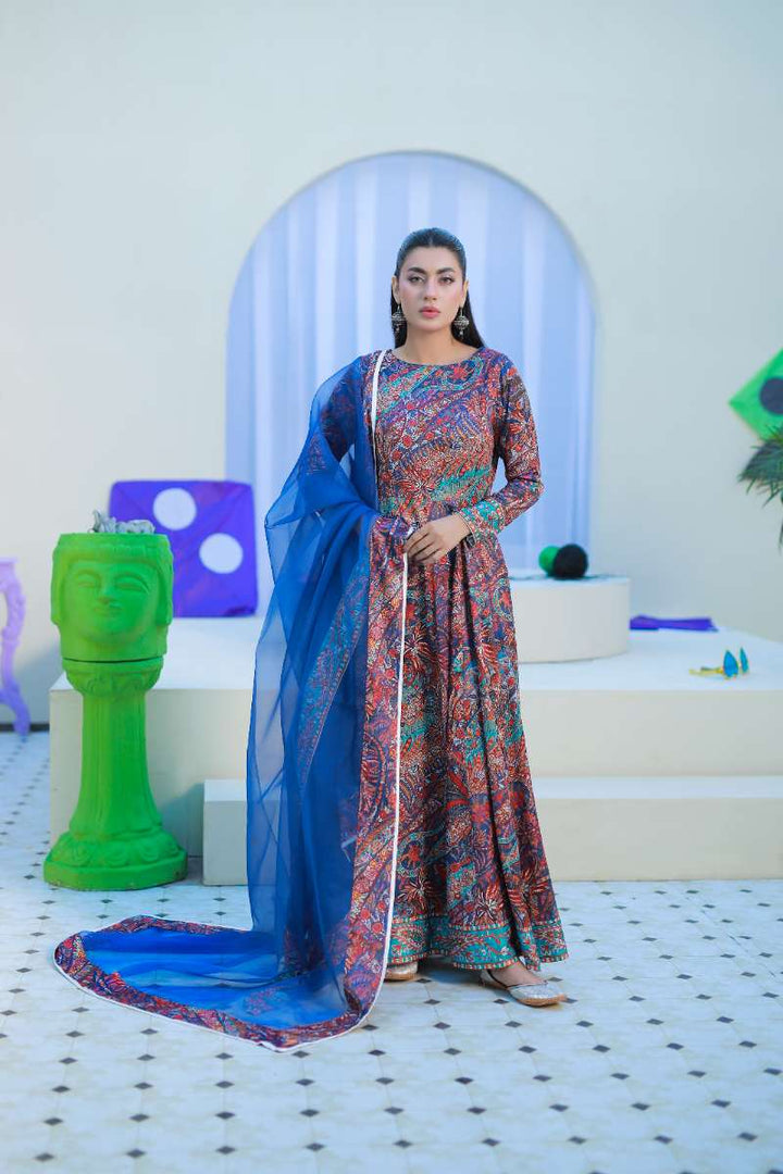 Anayra Amal - Parsley Grip Printverse Printed Suit For Women - 3 Piece