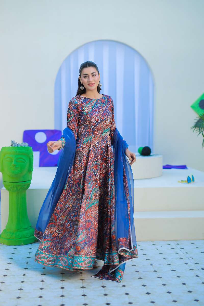 Anayra Amal - Parsley Grip Printverse Printed Suit For Women - 3 Piece