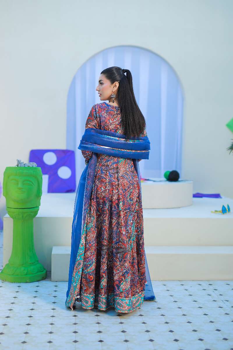 Anayra Amal - Parsley Grip Printverse Printed Suit For Women - 3 Piece