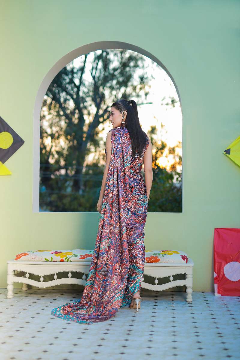 Anayra Amal - Parsley Grip Mood Canvas Printed Suit For Women - 2 Piece