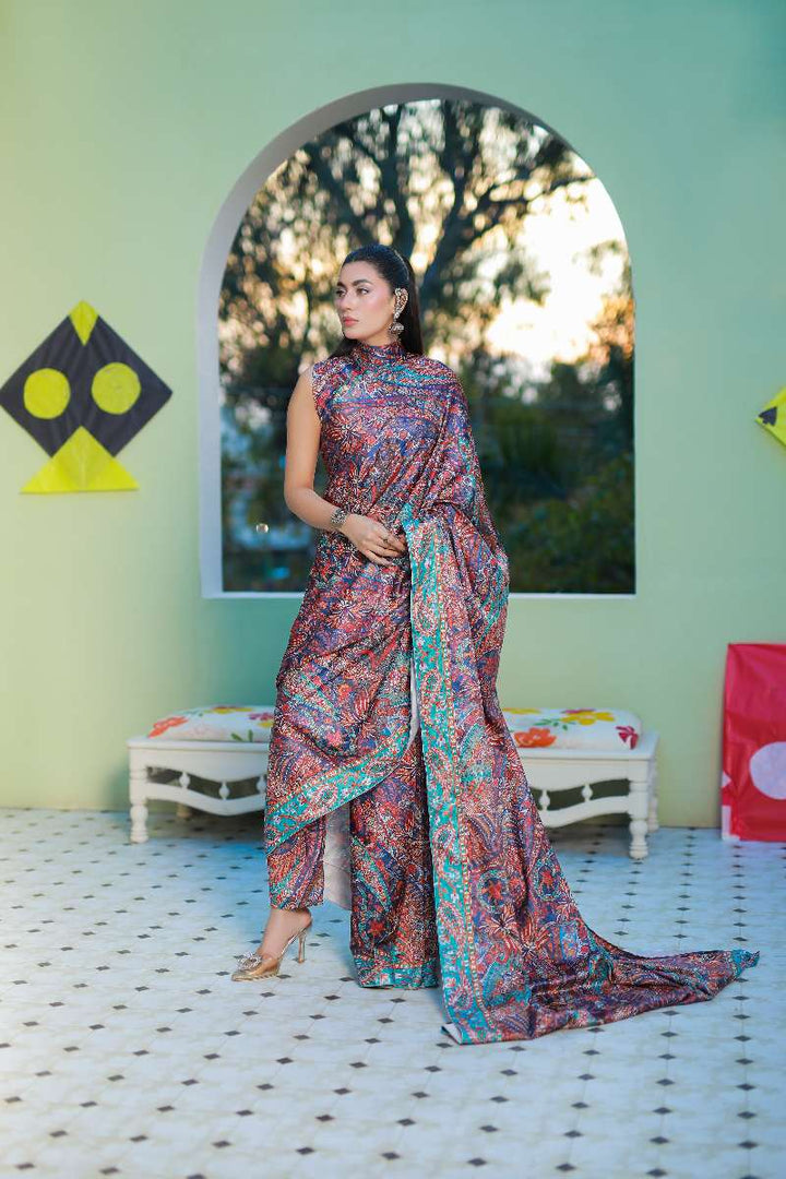 Anayra Amal - Parsley Grip Mood Canvas Printed Suit For Women - 2 Piece