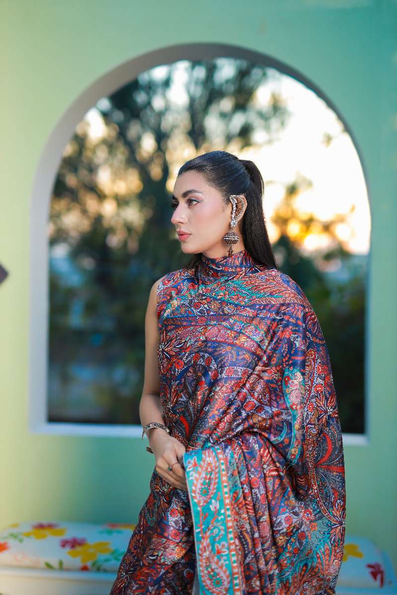 Anayra Amal - Parsley Grip Mood Canvas Printed Suit For Women - 2 Piece