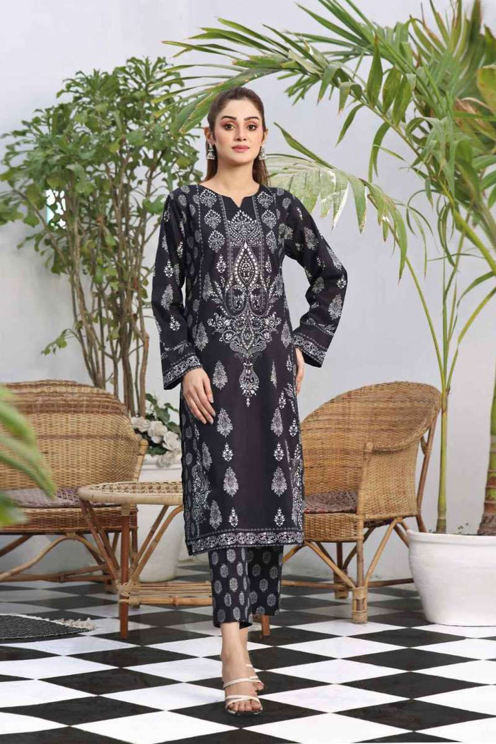 Zarasi - Wellow - Stitched Lawn Suit - 2 Piece