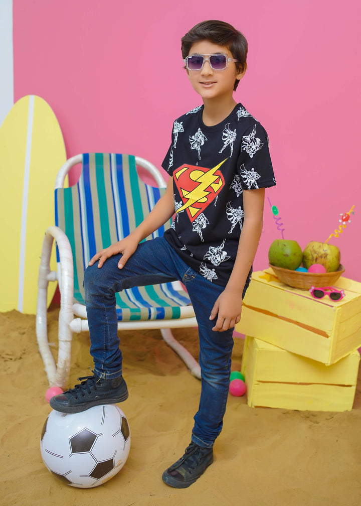 Modest - Superman Graphic Tee - Jersey - 1 Piece