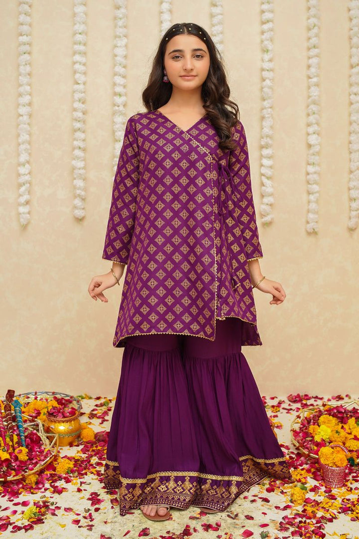 Modest - Rawsilk - Purple - 9345 - 3 Piece