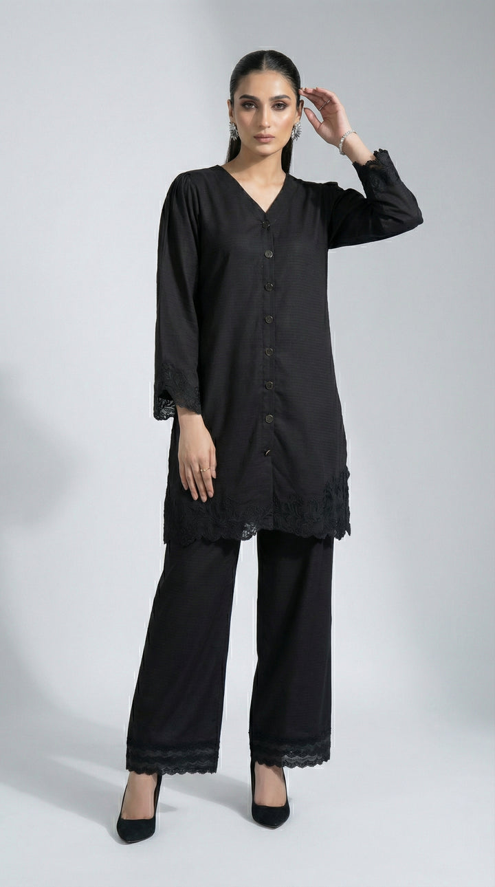 Reema Ahsan - Yaila Lawn
Farshi Suit For Women - Black - 3 Piece - Studio by TCS