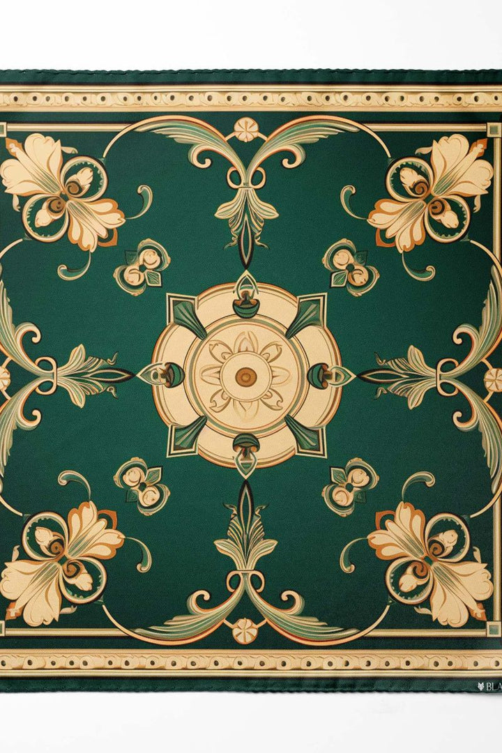 Black Wolf - VINTAGE GREEK SILK ASCOT - 1 Piece