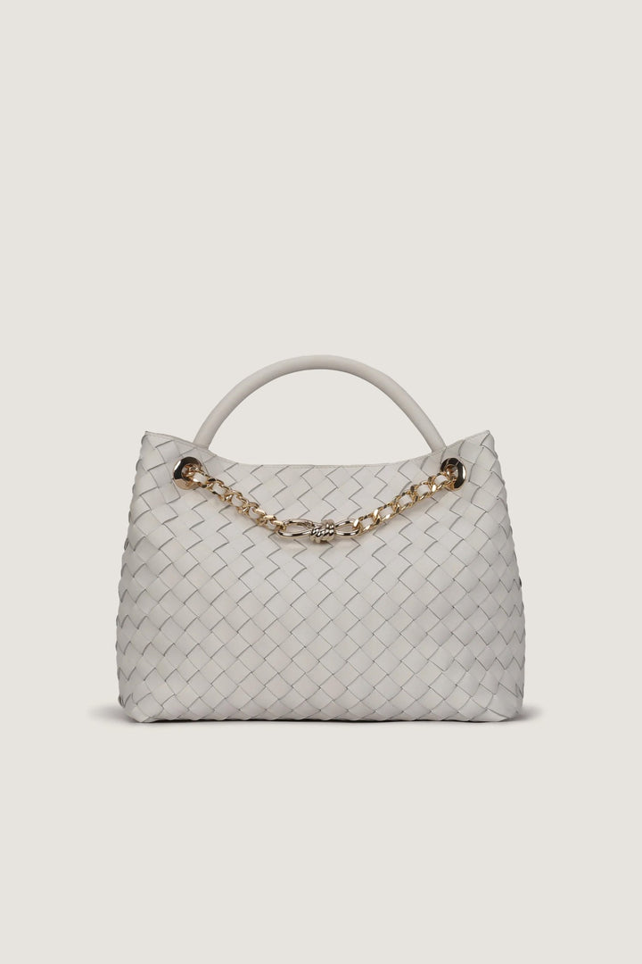 Novado Large Andiamo with Golden Chain - Off White