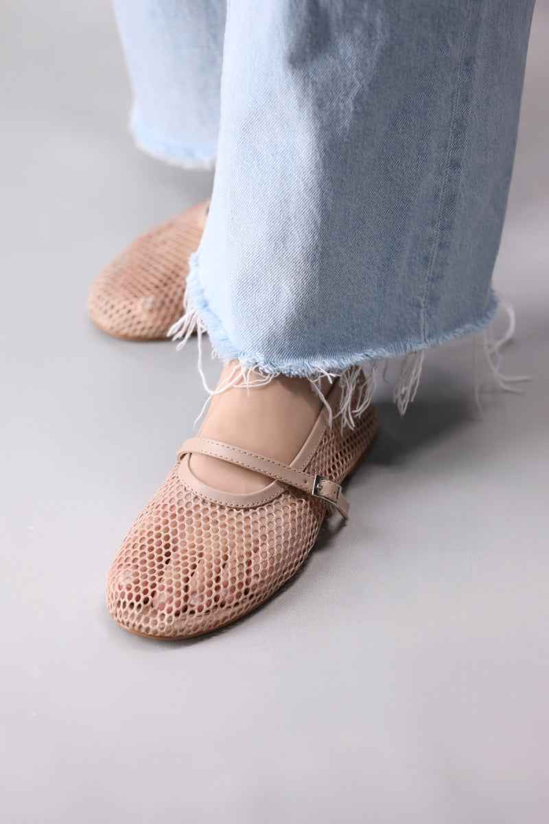 JootiShooti - Sand Breeze Mesh Mary Jane