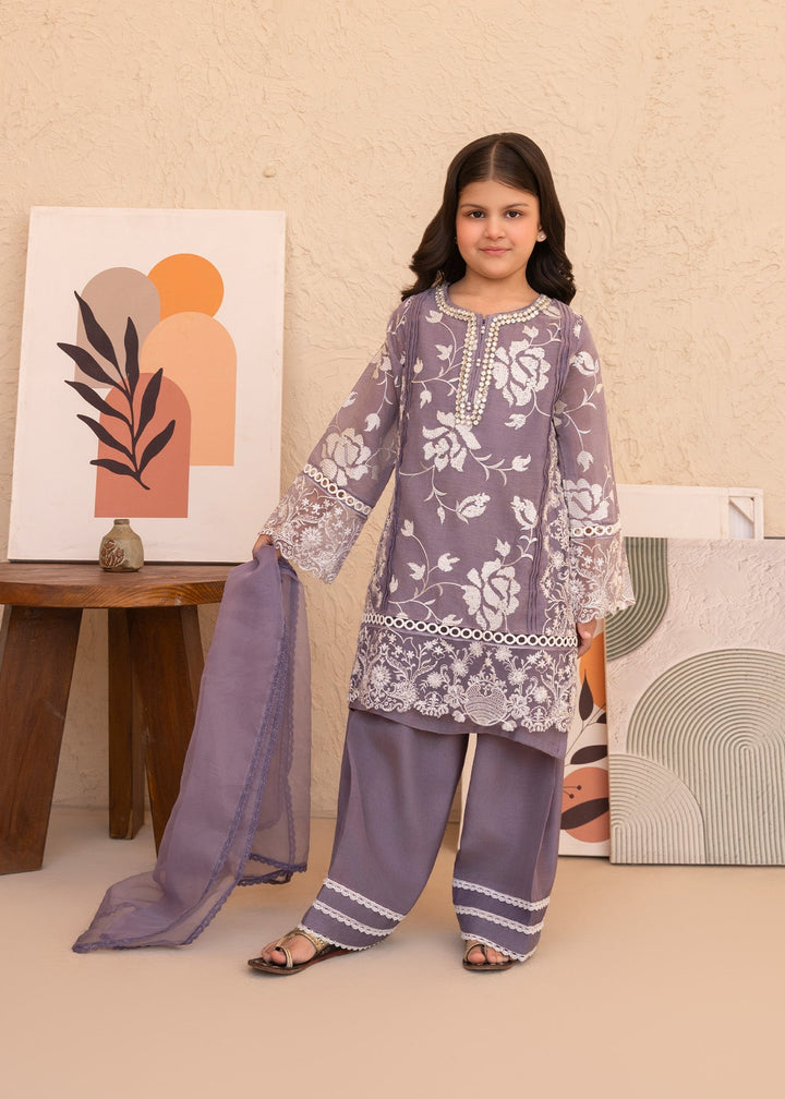 Laleen Noori 3 Piece Suit Purple