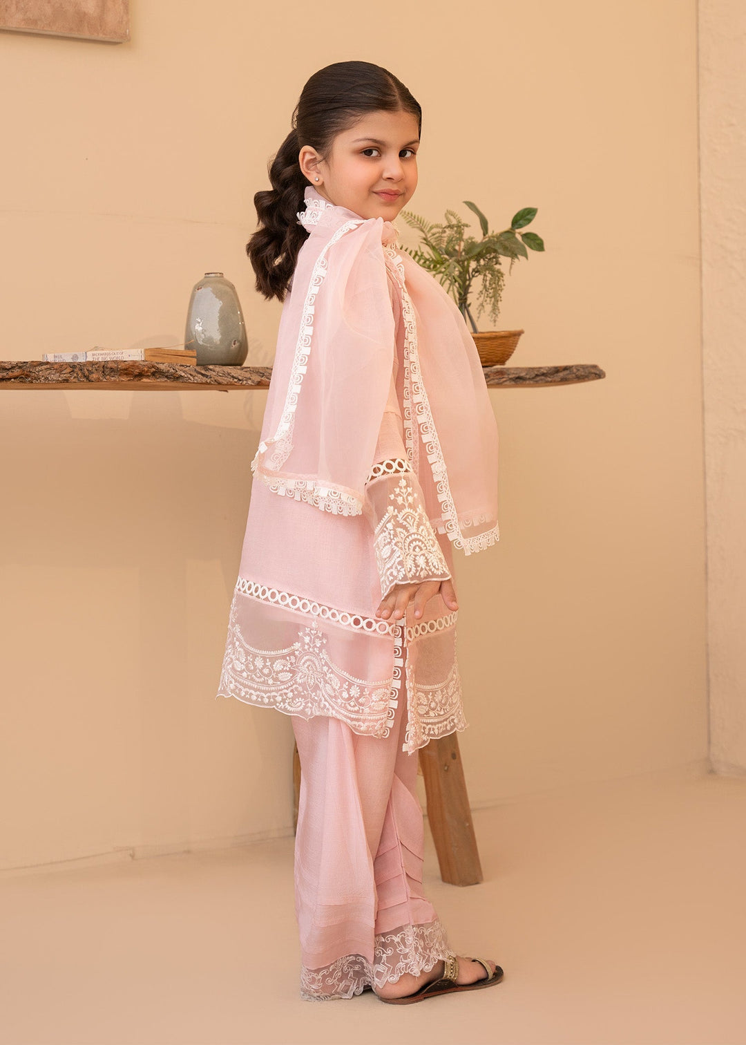Laleen Mehru 3 Piece Suit Pink