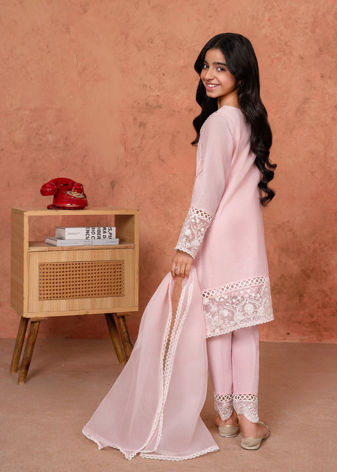 Laleen Hoori 3 Piece Suit Pink