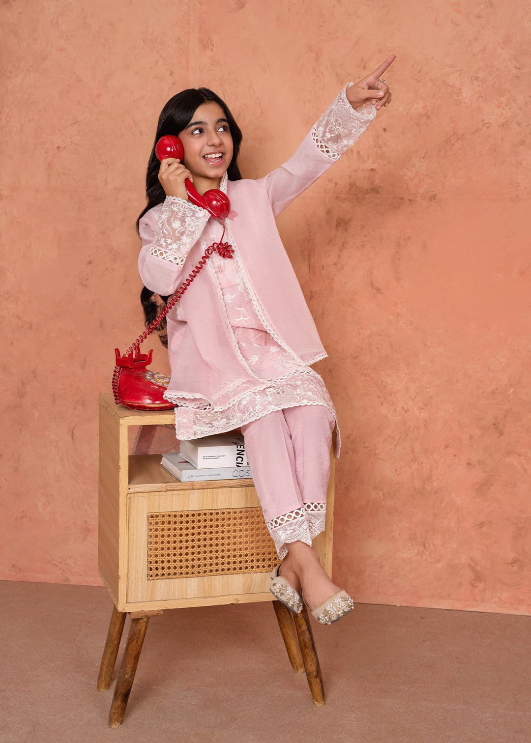 Laleen Hoori 3 Piece Suit Pink