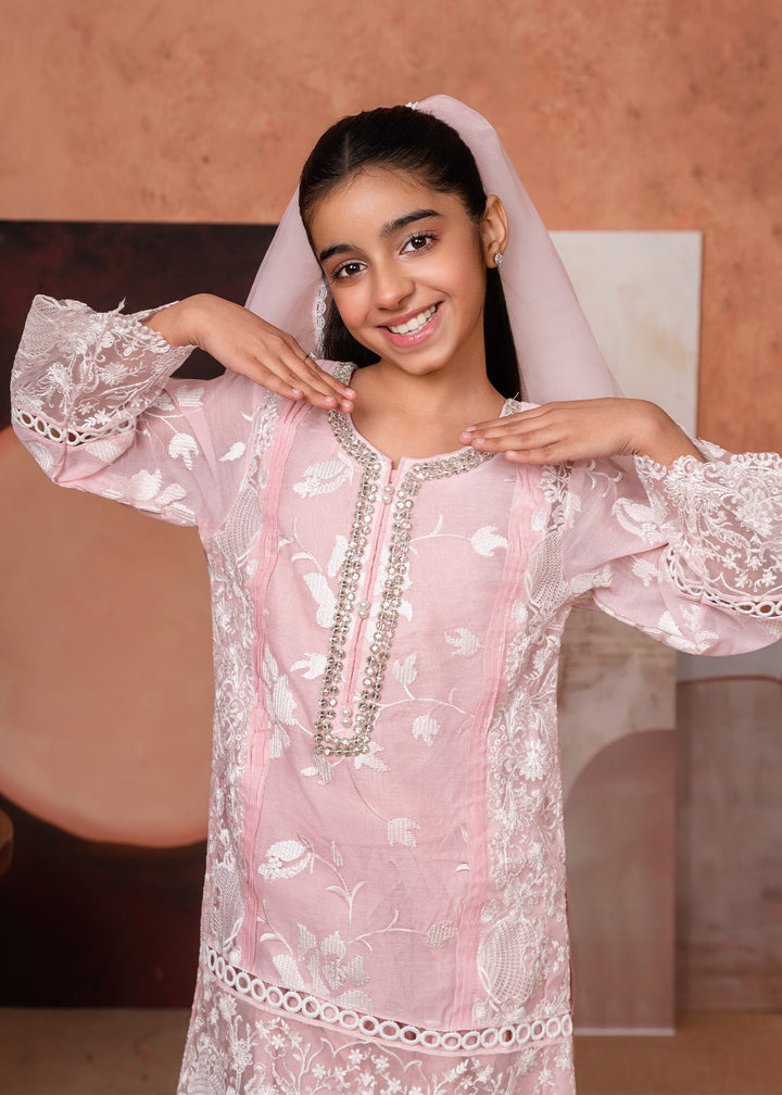 Laleen Sahar 3 Piece Suit Pink