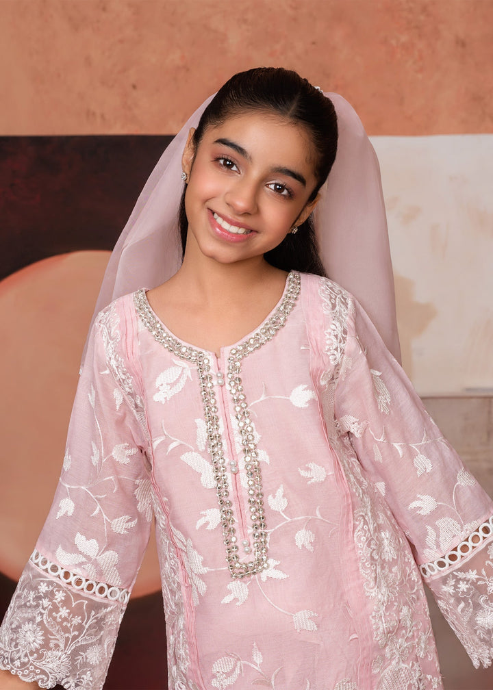 Laleen Sahar 3 Piece Suit Pink