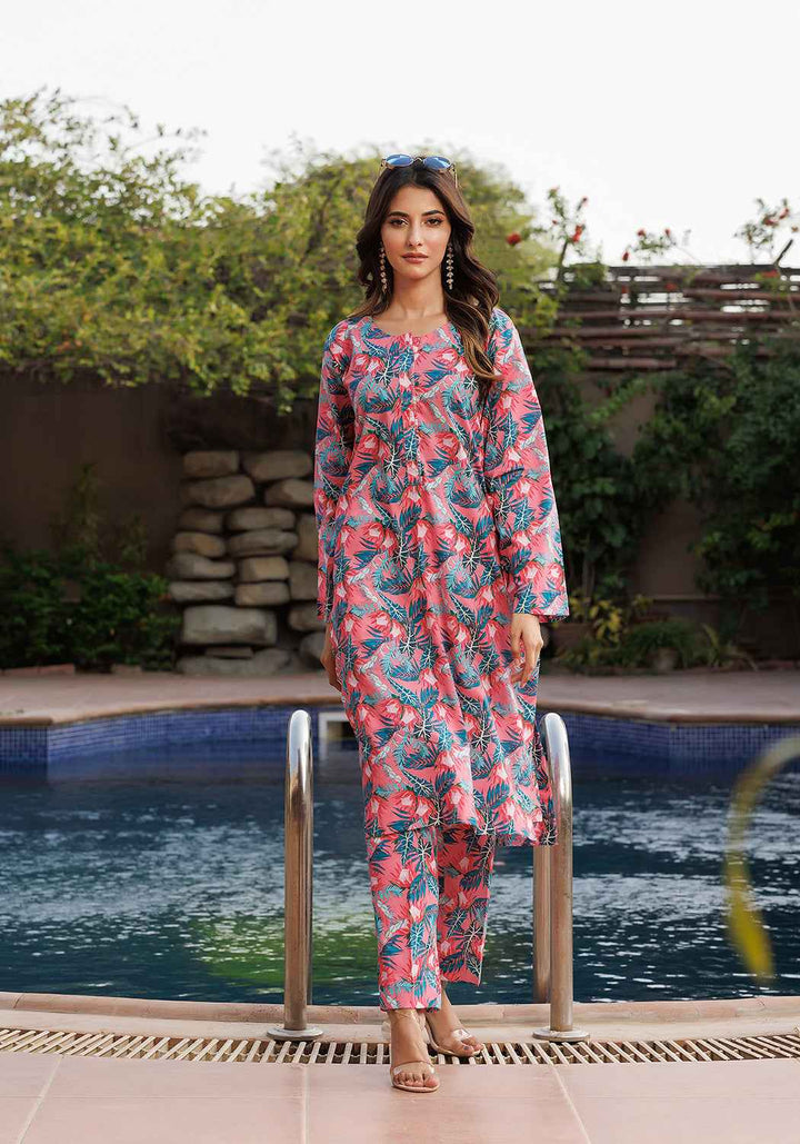 Zarasi - Flamingo | Timeless Bloom - Stitched Lawn Suit - 2 Piece