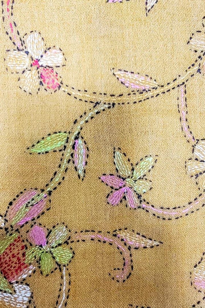 Designs by Amina - Hand Work - Wool - Shawl - 1 Piece - 0022