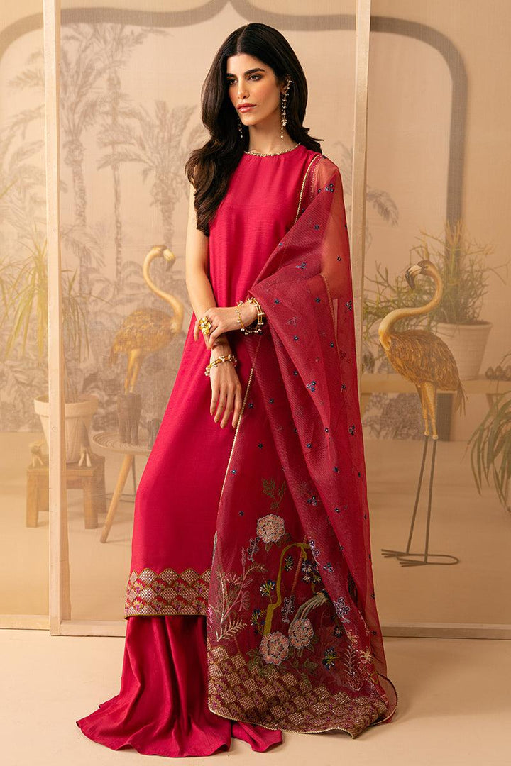 Cross Stitch - ROSY TWILIGHT - Chiffon - 3 Piece - Unstitch
