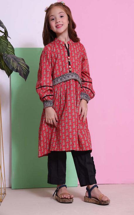 Oaks - Ava Lawn Printed Kurti - 1 Piece - Studio by TCS