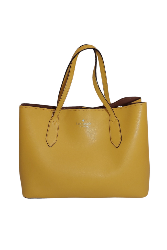 Pre Loved Treasures Kate Spade Yellow Harper Triple Compartment Leat Studio by TCS