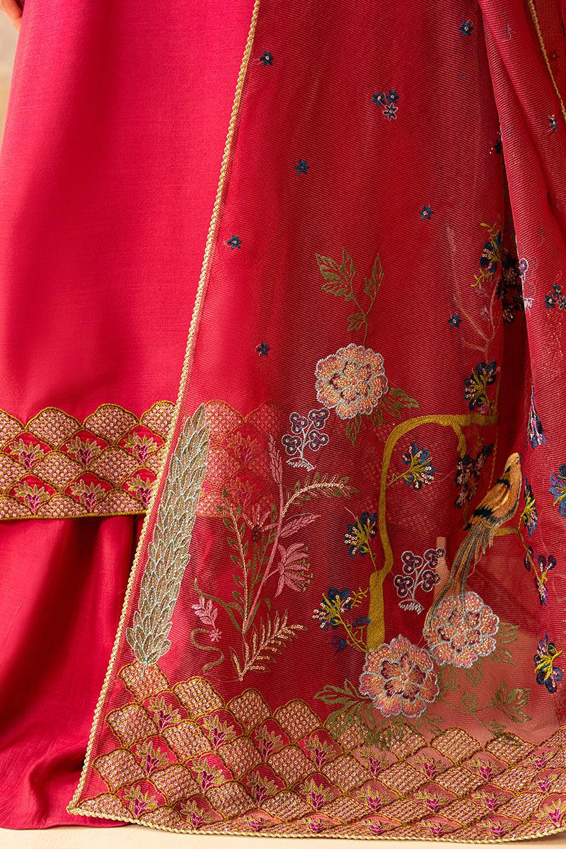 Cross Stitch - ROSY TWILIGHT - Chiffon - 3 Piece - Unstitch