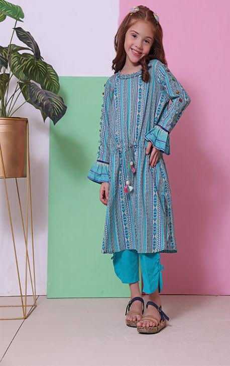 Oaks - Neelophar Lawn Printed Kurti - 1 Piece - Studio by TCS