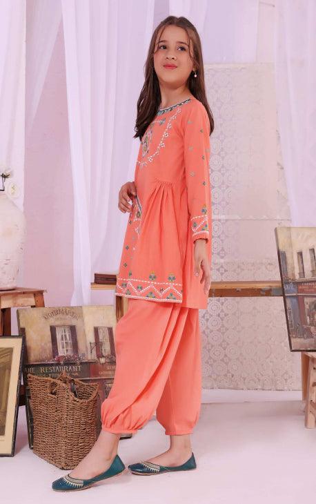 Oaks - Polki Lawn Embroidered Kurti - 1 Piece - Studio by TCS