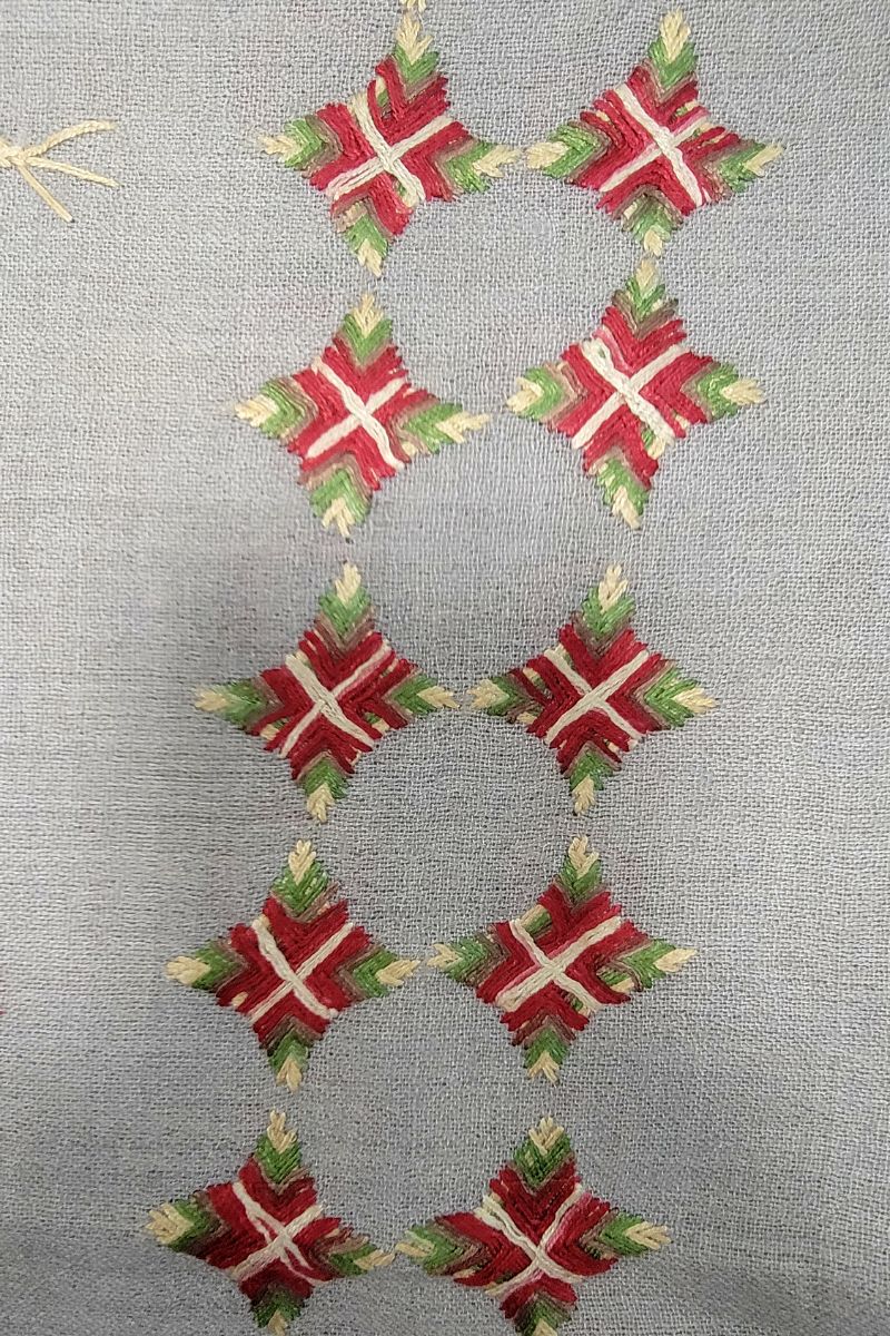 Designs by Amina - Hand Work - Wool - Shawl - 1 Piece - 0025