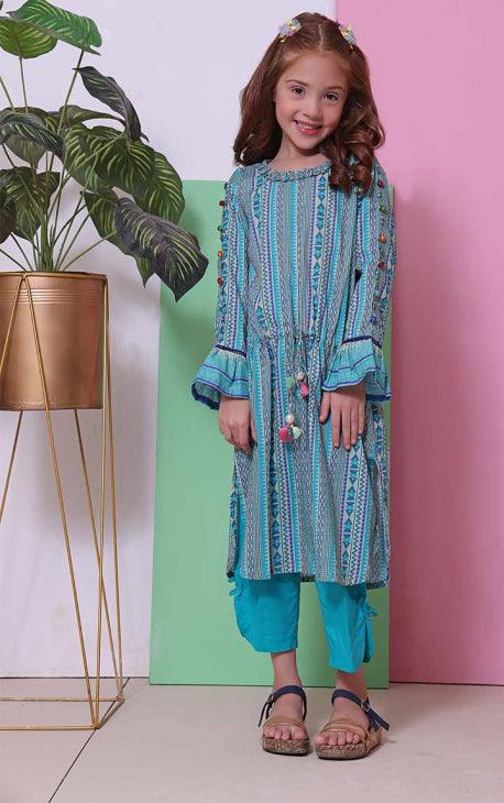 Oaks - Neelophar Lawn Printed Kurti - 1 Piece - Studio by TCS