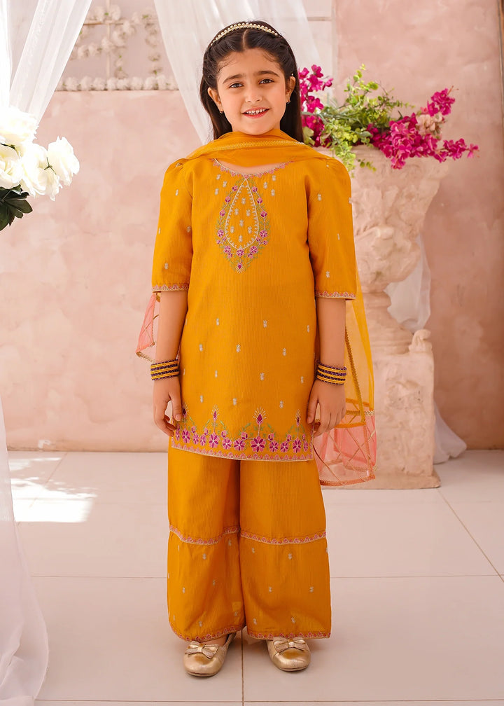 Modest - Cotton Lawn Embroidered Suit For Girl - 3 Piece