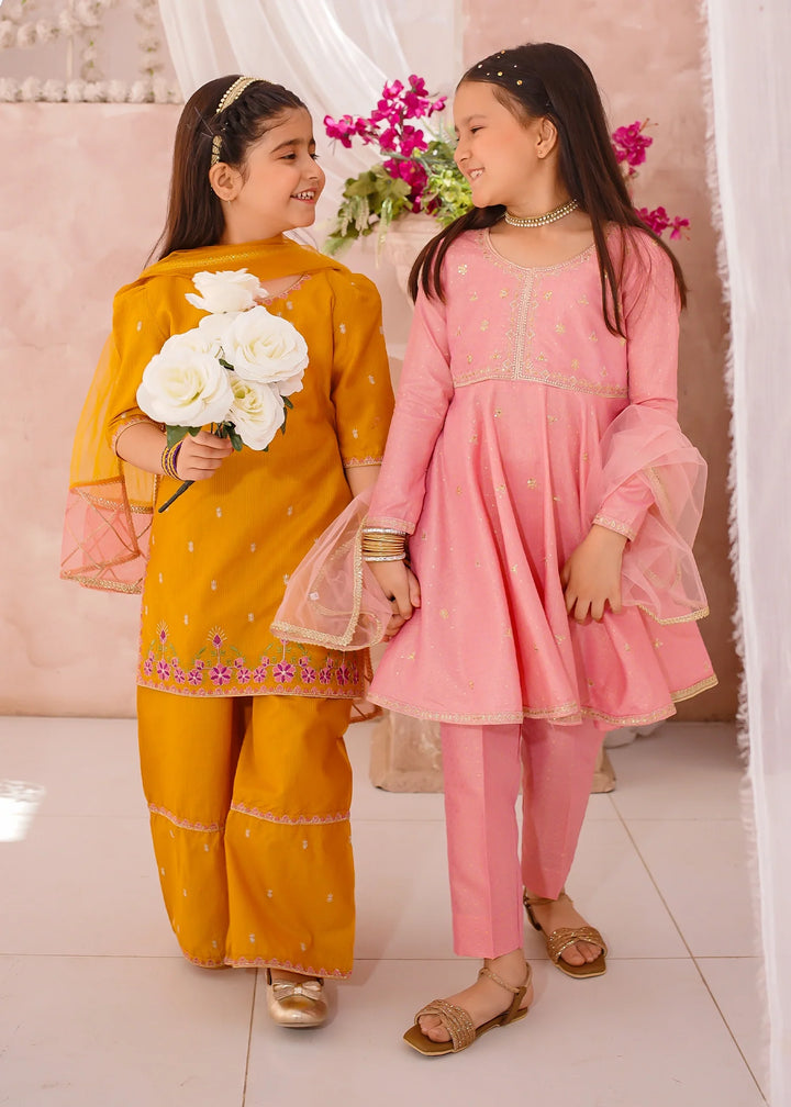 Modest - Cotton Lawn Embroidered Suit For Girl - 3 Piece