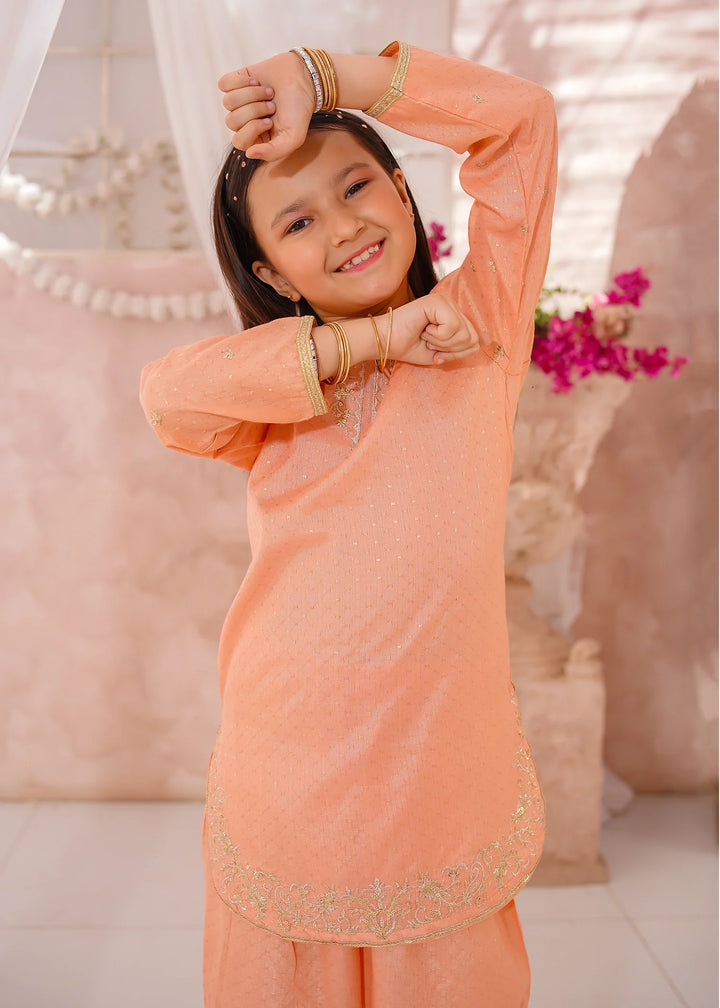 Modest - Cotton Lawn Embroidered Suit For Girl - 3 Piece